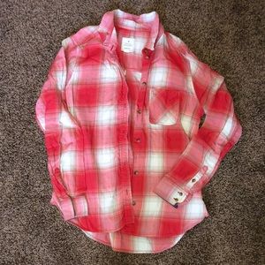 Red and white flannel